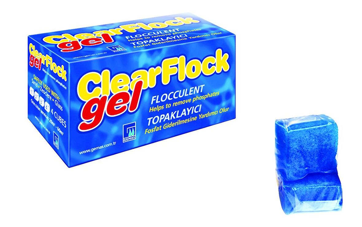 Gemaş ClearFlock Jel Topaklayıcı ( 4 Küp )